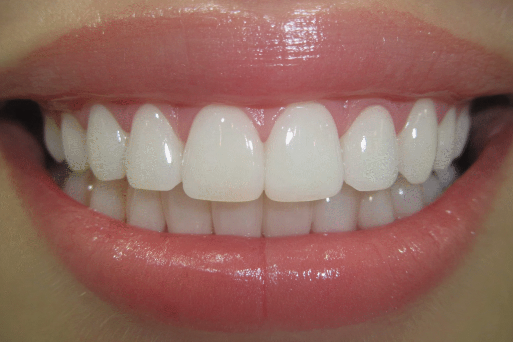 bright, white smile & pink lipstick. beauty hacks